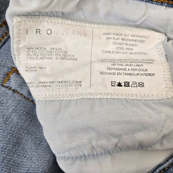 IRO Rina Low Rise Boyfriend Jeans Size 28 - Picture 7 of 7